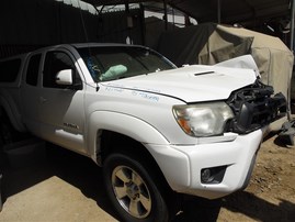 2015 Toyota Tacoma SR5 White Extended Cab 4.0L AT 2WD #Z24681